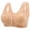 Beige, variant on Posture Bras for Women! Women's Fashionable and Casual Front Button Anti Sagging Back Shaping and Bra without Wires Front Hook Bras for Women Hot Pink 40