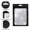 thumbnail image 2 of Resealable Bags For Food Storage 350 Pieces Reusable Bags With Clear Window (4?6Inch Black) Edible Sealable Packaging Bags For Small Business Christmas, 2 of 4