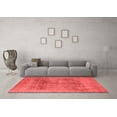 thumbnail image 3 of Ahgly Company Indoor Rectangle Oriental Red Industrial Area Rugs, 7' x 9', 3 of 4
