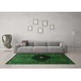 thumbnail image 3 of Ahgly Company Indoor Round Persian Emerald Green Traditional Area Rugs, 5' Round, 3 of 4