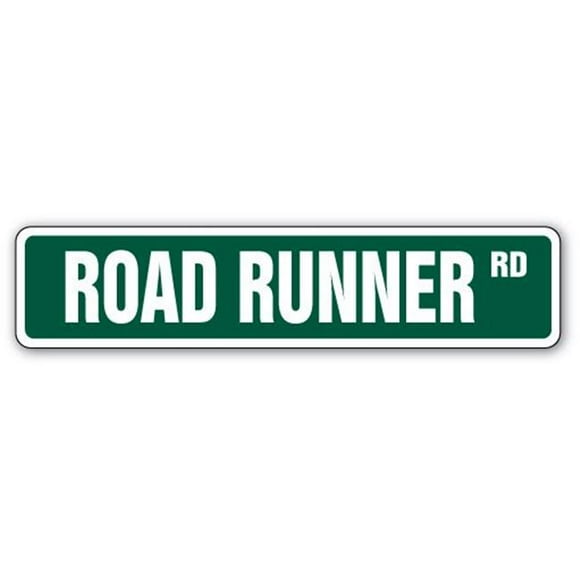 SignMission SS-Road Runner 4 x 18 in. Road Runner Street Sign
