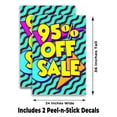 thumbnail image 2 of 95 Percent Off Sale (24" X 36") Vinyl Decal Only (Pack of 2) |Sign|Sticker|Poster, 2 of 4