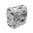 thumbnail image 1 of Nautical Stand Mixer Cover, Vintage Monochrome Style Pattern with Whales Exotic Fishes and Turtles, Kitchen Appliance Organizer Bag Cover with Pockets, 5 Quarts, Charcoal Grey White, by Ambesonne, 1 of 4