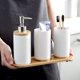 thumbnail image 2 of Taza de cerámica, taza, tanque dental, baño, inodoro, taza para hacer gárgaras, hotel, casa de familia, juego de gárgaras, tazas para cepillarse los dientes en pareja, 2 of 5