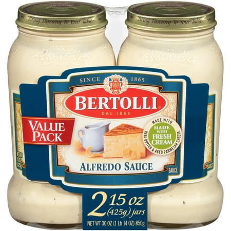 Bertolli Alfredo with Aged Parmesan Cheese Pasta Sauce 15 oz. (Pack of (Best Pasta Sauce For Ravioli)