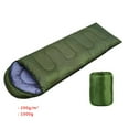 thumbnail image 2 of Hemoton Sleeping Bag Envelope Camping Sleeping Bags Compression and Comfortable Camping Tools for Hiking Outdoors Activity(Army Green), 2 of 8