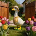 thumbnail image 6 of XGFHYJEH Porch Goose Outfits Spring 23", Porch Goose Clothes Clearance for Porch Goose, Porch Goose Accessories, Goose Costume Clothing for Outdoor Outside Garden Yard Lawn, 6 of 7