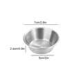 thumbnail image 4 of Toystoory Tazón de inmersión multifuncional, solución ligera y portátil, tazas de salsa para condimentos de acero inoxidable Cocina y Comedor 7 cm (lijado), 4 of 6