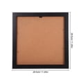 thumbnail image 2 of LITINKIMI 1Pack Vinyl Record Frame For Wall Display With Black Square Shape In Wood Material, 2 of 6