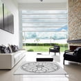 thumbnail image 6 of Ahgly Company Indoor Rectangle Patterned Platinum Gray Area Rugs, 2' x 5', 6 of 6
