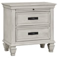 thumbnail image 5 of Franco 5-piece Queen Bedroom Set Distressed White, 5 of 14