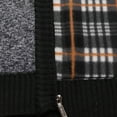 thumbnail image 6 of IROINNID Men's Cardigan Zip Up Long Sleeve Solid Color Leisure Fleece Sweater Knitwear Autumn And Winter Thicken Warmth Jacket, 6 of 6