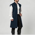 thumbnail image 4 of Men'S Medieval Renaissance Sleeveless Costume Vest Robe For Halloween Party Cosplay Role Play Themed Event Masquerade Dress Up Outfit, 4 of 5