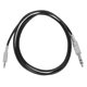 thumbnail image 2 of 2piezas 4.9 Pies 3.5 mm 1/8 Pulgada Macho Una 6.35 mm 1/4 Pulgada Macho TRS Cable de Audio Estéreo Negro Caliente, 2 of 5
