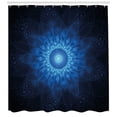 thumbnail image 1 of Ambesonne Dark Blue Shower Curtain, Space Mandala Art, 69"Wx84"L, Blue, 1 of 2