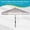 Beige White Stripe scallop, variant on Outdoor Patio Umbrella Replacement Canopy for 11ft 8 Ribs Sun Protection UPF 50+ Replacement Umbrella Canopy., Sunbrella Fabric Royal Blue