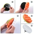 thumbnail image 4 of POLIWELL 11Pcs 6 inch Car Polishing Buffing Sponge Pads Kit Wool Bonnet Pads with 8mm M14 Drill Adapter Car Waxing Kit, 4 of 7