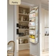 thumbnail image 5 of LazySpin Over The Door Hanging Organizer 1 Pack, Beige, 5 of 9