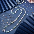 thumbnail image 4 of 1 Box Disc Natural Rose Quartz Beads Loose Flat Semi Beading kit & Stretchy Beading Elastic Thread, 4 of 9