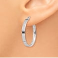 thumbnail image 3 of 14 Carats Or Blanc 3mm Boucles d'Oreilles Rondes, 3 of 8