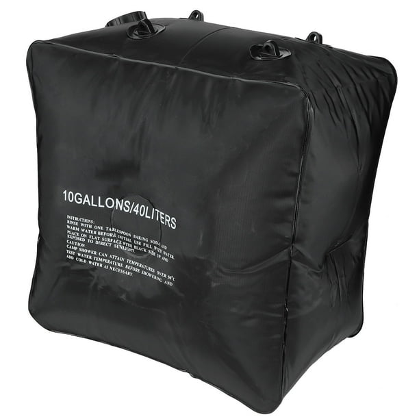 Bolsa de agua para ducha de PVC, bolsa de ducha para exteriores de 40 litros, bolsa de agua para calefacción solar, bolsa de agua para ducha para exteriores, probada y confiable Jadeshay A