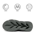 thumbnail image 3 of Zapatillas para correr XKOWUO para hombre gris oscuro talla 7, 3 of 5