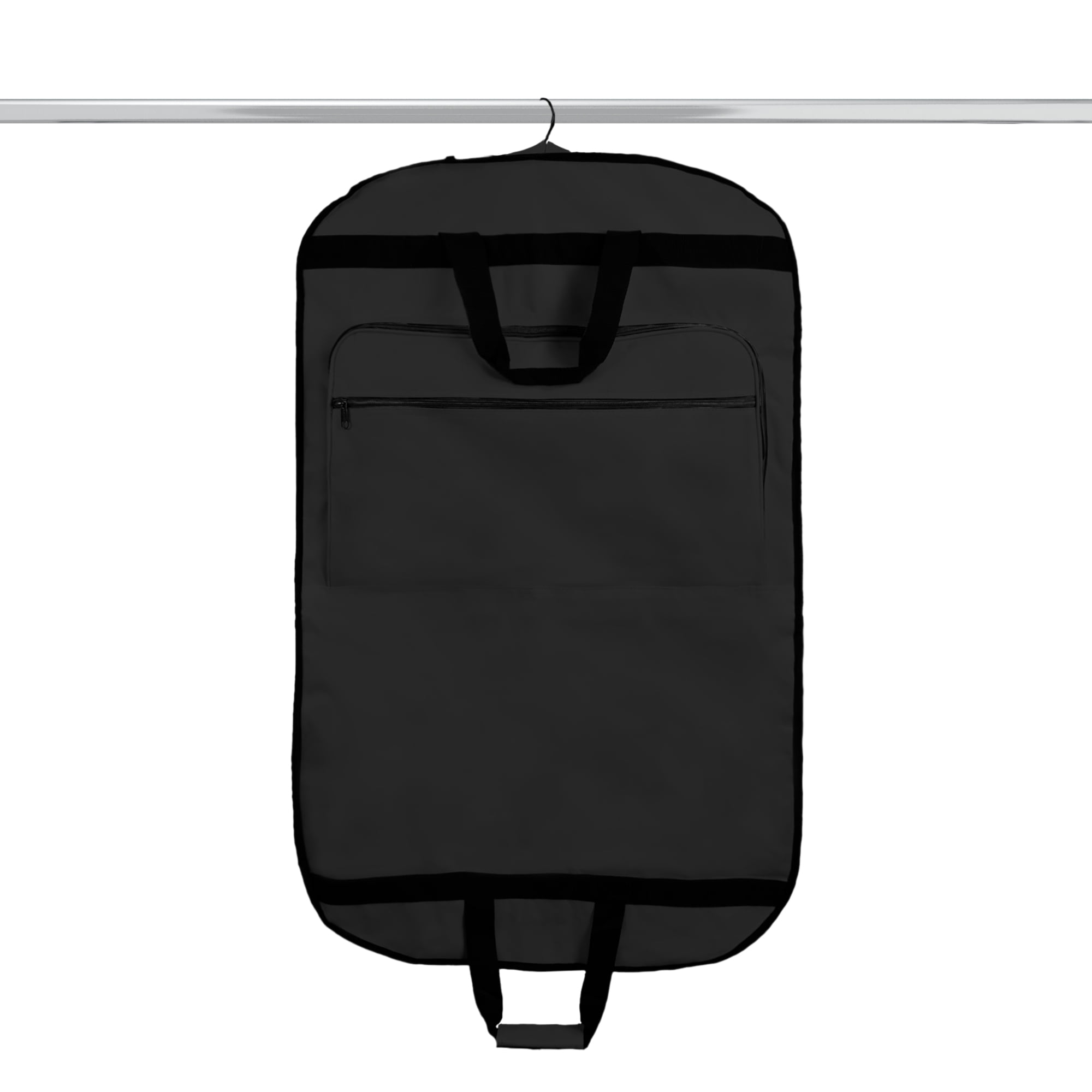 DALIX 39" Business Garment Bag Cover for Suits and Dresses Clothing Foldable w Pockets in Black
