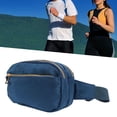 thumbnail image 1 of Sac Banane, Tissu Oxford Portable Sangle Réglable Sac de Taille Imperméable pour Femmes pour Extérieur pour Cyclisme pour Voyage Noir, Rouge Vin, Bleu Royal, Rose, 1 of 7