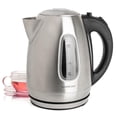 thumbnail image 1 of Hervidor eléctrico Mixpresso de acero inoxidable 1.7L 1500W, 1 of 7