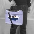 thumbnail image 5 of Lsque Bernese Mountain Dog Sitting Bath Tub Pattern Laptop Bag – Portable & Slim Single-Shoulder Computer Case with Adjustable Strap, Protective, Lightweight for 13”/14”/15.6” Laptops, 5 of 8
