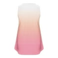 thumbnail image 4 of Brilliant Tank Tops for Women under $5 Womens Tank Summer Solid Sleeveless Flared Trendy Casual Blouse Button Tunic Shirt Pink XXXXL, 4 of 4