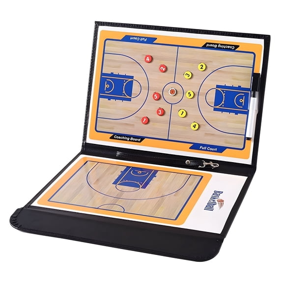 Kabuer Basketball Coaching Board Set, Tactical Magnetic Clipboard Kit with Marker Pen for Coaches