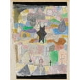thumbnail image 2 of Paul Klee 14x18 Gold Ornate Wood Frame and Double Matted Museum Art Print Titled - Under a Black Star (1918), 2 of 4