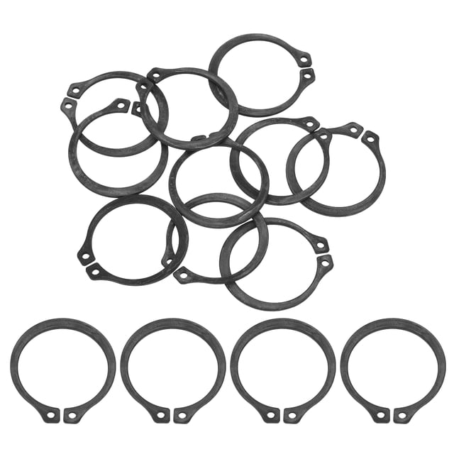 10 Pack 1-1/8" Internal Retaining Ring Circlip, 65 Mn Spring Steel Internal Circlip Snap Rings C-Clips, Black
