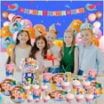 thumbnail image 2 of Ms Rachel Birthday Party Supplies Decorations Decor Plates Backdrop Background Banner Cake Topper, 2 of 6