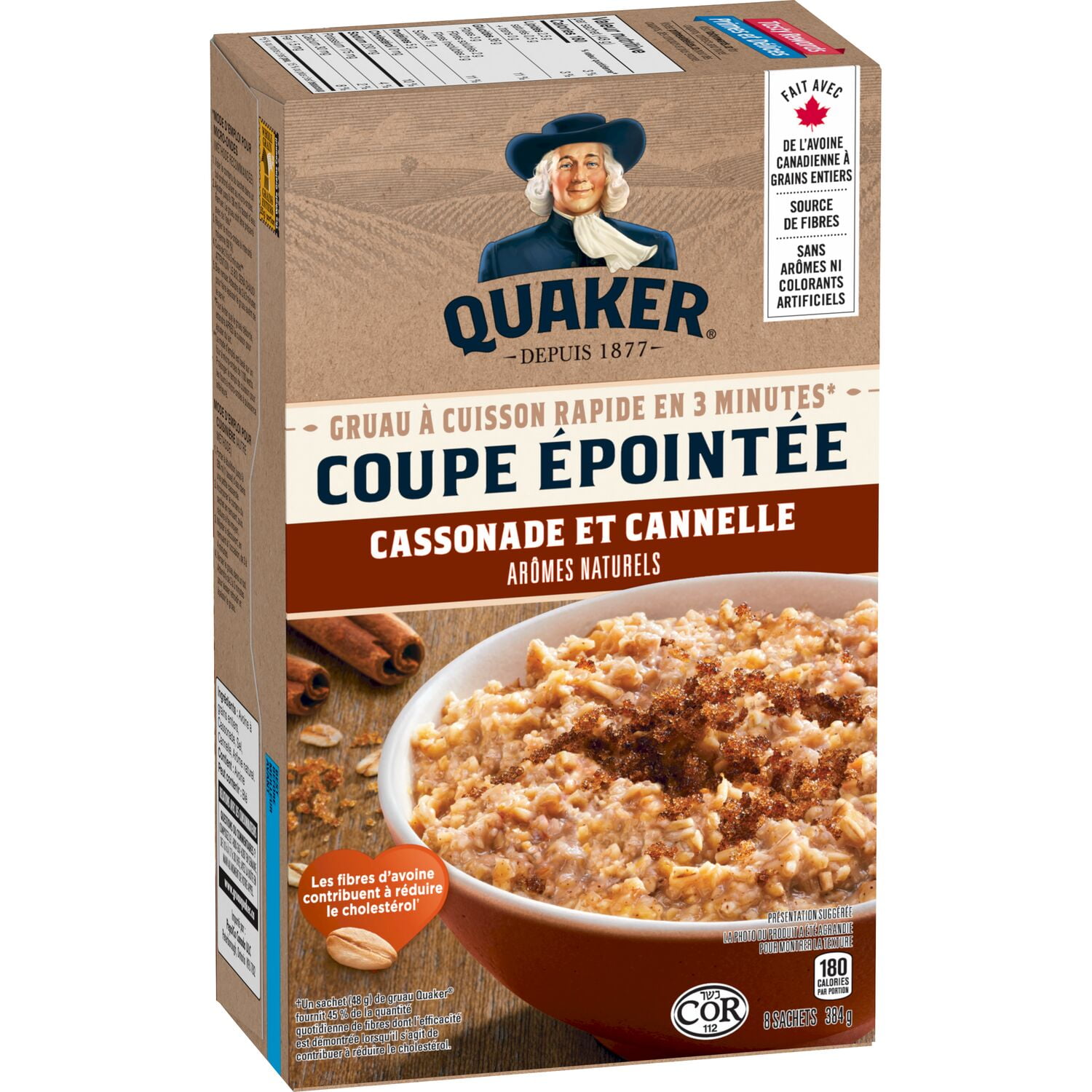Quaker Quick Cook Steel Cut Oatmeal - Brown Sugar Cinnamon