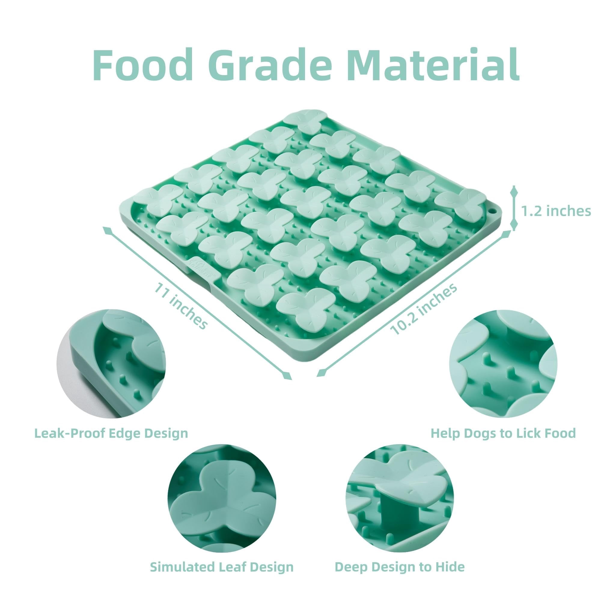 PuzzleFeeder Dog Puzzle Mat Green