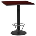 thumbnail image 2 of Flash Furniture 30" Square Laminate Top Pub Table in Black, 2 of 4