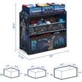 thumbnail image 3 of Delta Children Design & Store 6 Bin Toy Storage Organizer - Greenguard Gold Certified, Batman, 3 of 6
