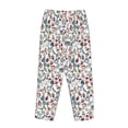 thumbnail image 5 of Xecao Christmas Elements Women's Straight Lounge Pajama Pants: The Epitome of Relaxed Sleepwear, 5 of 9