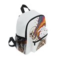 thumbnail image 2 of FORMRS School Backpack with Front Zippered Pocket 12" Student Travel Daypack, Colorful Skeleton, 2 of 6