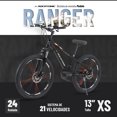 thumbnail image 2 of Rocatomic | Bicicleta Ranger | Rodada 24 | 21 Velocidades | Frenos Disco Mecánico | Cuadro 13” | Suspensión Delantera (Negro), 2 of 2