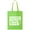 Lime, variant on Expensive Difficult & Talks Back Cotton Canvas Tote Bag