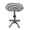 Rustic Brown, variant on Sungmor Cast Iron Tractor Seat Bar Stool, 26 to 32 Inch Adjustable Height Counter Chair, 1 Count, White