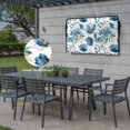 thumbnail image 6 of Outdoor TV Cover 52x30x4.5in, Pastoral Floral Watercolor Blue Weatherproof TV Screen Protector with Zipper, Gradient Botanical Wildflower Outside Television Cover Fits Up to 52-55", 6 of 9