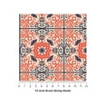 thumbnail image 4 of Rwraps Azulejo Tile Red Flower Matte Vinyl Film Wrap 59in x 19ft Vinyl Vehicle Car Film Sheet Roll, 4 of 9