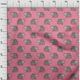 thumbnail image 2 of oneOone Cotton Flex Fabric Elephant Block Decor Fabric Printed BTY 40 Inch Wide, 2 of 4