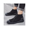 thumbnail image 4 of Frontwalk Mens Walking Shoes Lace Up Ankle Booties Comfort Sneakers Outdoor Fashion Skate Shoe Men Casual Flats Black 11, 4 of 8