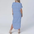 thumbnail image 4 of Summer Plus Size Dresses for Womens 2025 Fashion Sexy Solid Color Pocket Sleeveless V-Neck Dress, 4 of 6