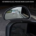 thumbnail image 5 of 2pcs Rearview Blind Spot Mirror, Wide Angle Car Blind Spot Mirror, 360 Degree Car Auxiliary Mirror for Car Truck SUV RV Van (Silver), 5 of 5